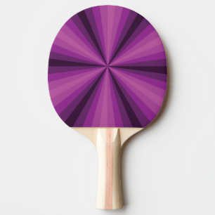 Optical Illusion Purple Ping Pong Paddle