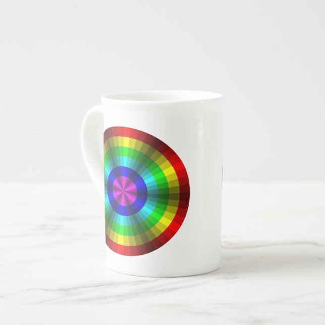 Optical Illusion Rainbow Specialty Mug (Front Left)