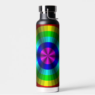 Optical Illusion Rainbow Water Bottle