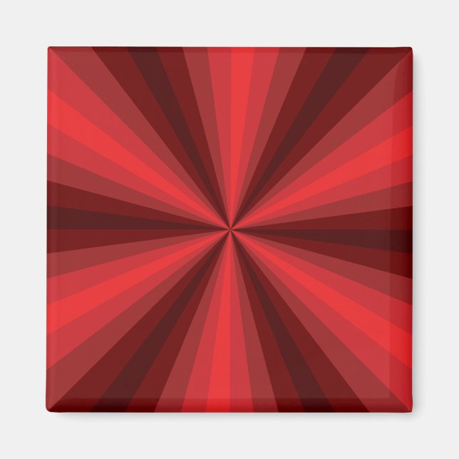 Optical Illusion Red Magnet (Front)