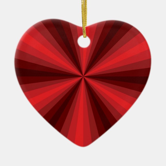 Optical Illusion Red Ornament (Front)