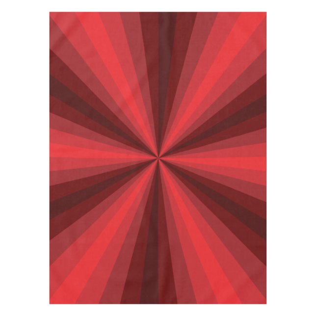 Optical Illusion Red Tablecloth (Front)