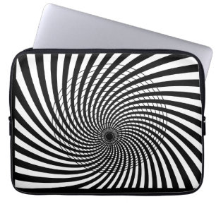 OPTICAL ILLUSION Retro Art Laptop Sleeve