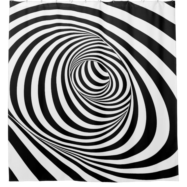 Optical Illusion Set B - Shower Curtain (Front)