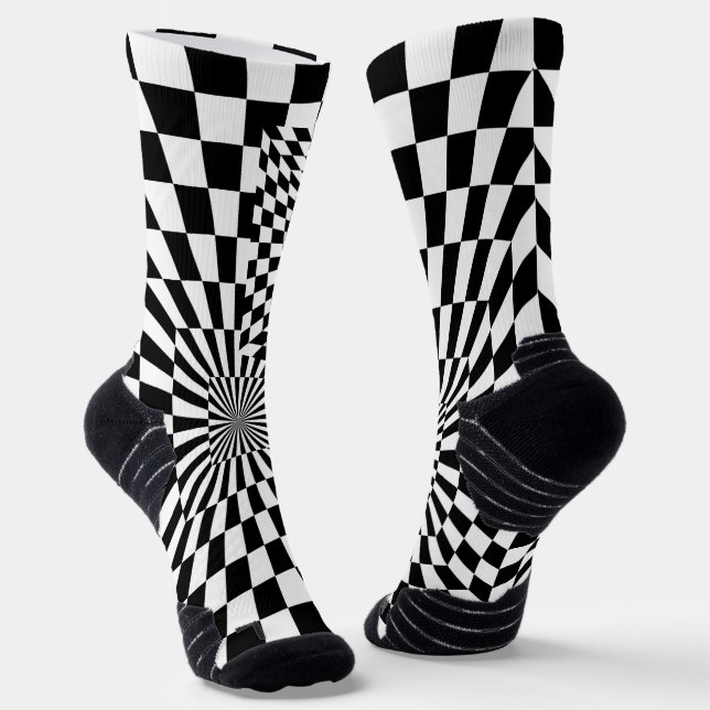 Optical Illusion  Socks (Angled)