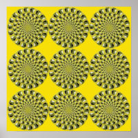 Optical Illusion - Spinning Wheels