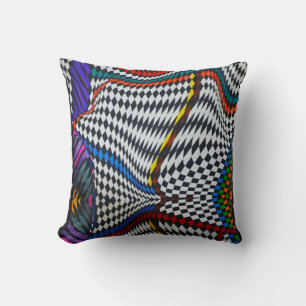 Optical Illusion Throw Pillow