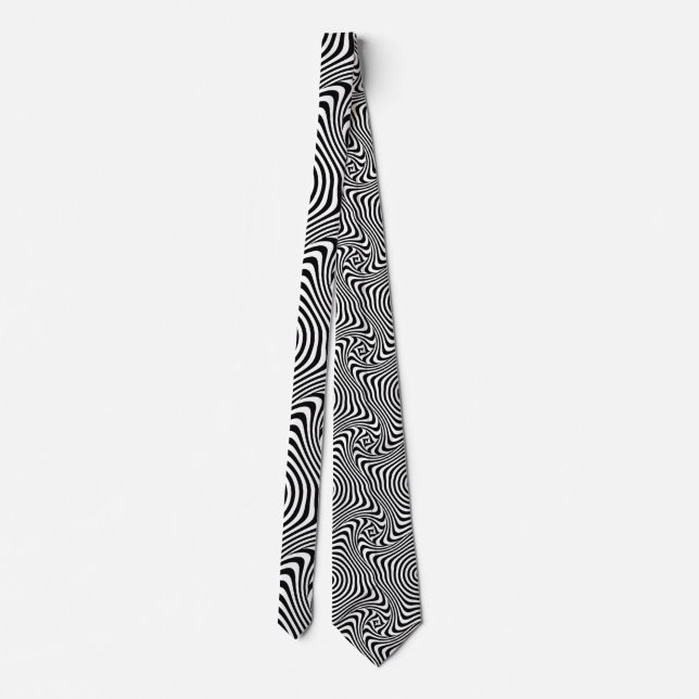 optical illusion tie (Back)