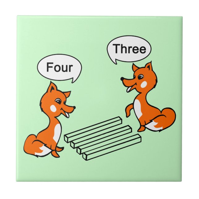 Optical illusion Trick Tile (Front)