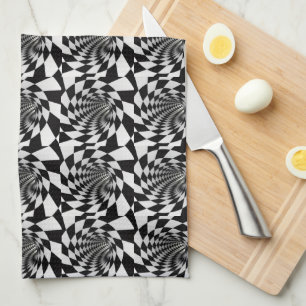 Optical Illusion Vortex Blanket Kitchen Towel