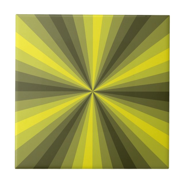 Optical Illusion Yellow Tile (Front)