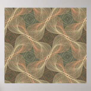 Optical Illusions: Geometric Intrigue Poster