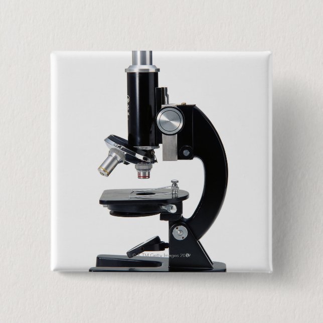 Optical Microscope 2 Inch Square Button (Front)