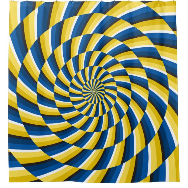 Optical motion illusion Vintage background. Yellow (Front)