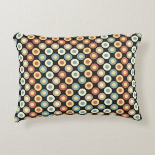 Optical Polka Dots Accent Pillow
