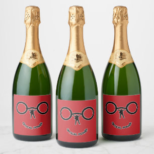 Optical Power Sparkling Wine Label