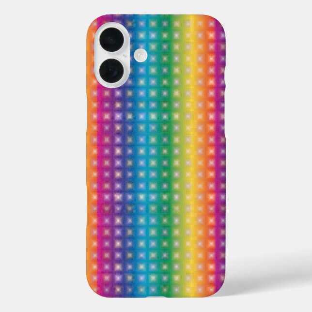 Optical rainbow pattern design Case-Mate iPhone case (Back)