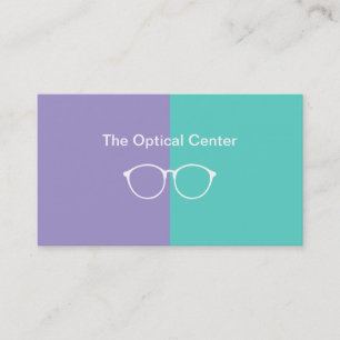 Optical Store Ophthalmologist Business Card