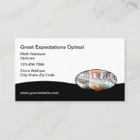 Optical Store Optician Business Cards