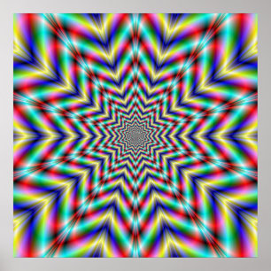 Optically Challenging Star Poster