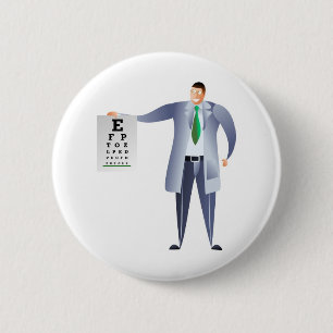 Optician 2 Inch Round Button