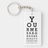 Optician Chart Custom Message