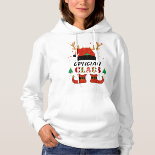 Optician Claus Family Matching Christmas Hoodie