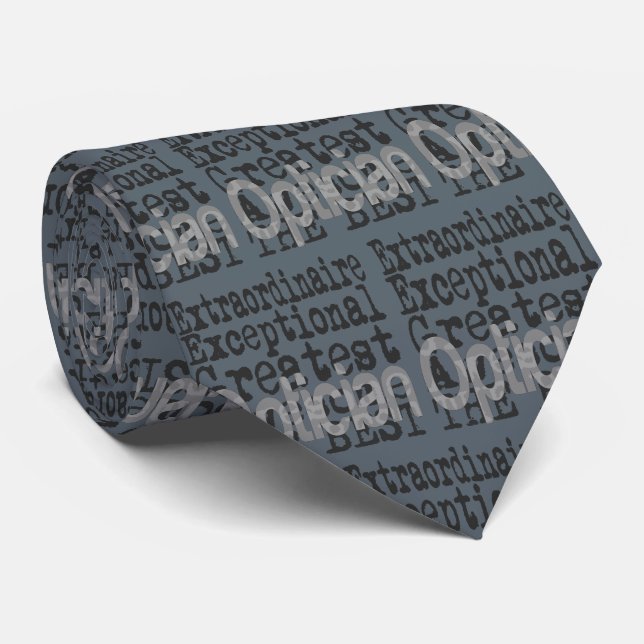 Optician Extraordinaire Tie (Rolled)