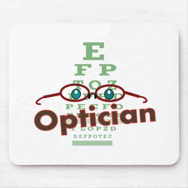 Optician--Eye chart Gifts Mouse Pad (Front)