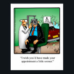 Optician Humour Poster Gift "Spectickles"<br><div class="desc">Enjoy spreading the laughter with this hilarious eye appointment humour optician office poster gift by artist Bill Abbott; it'll make a fun gift for someone on your gift list! Bill Abbott's cartoon "Spectickles" the internationally syndicated comic has also appeared in Hallmark U.K., Reader's Digest, Saturday Evening Post and other fine...</div>