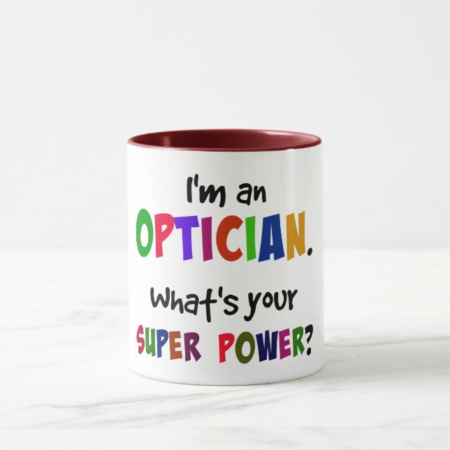 Optician Super Power Mug (Center)