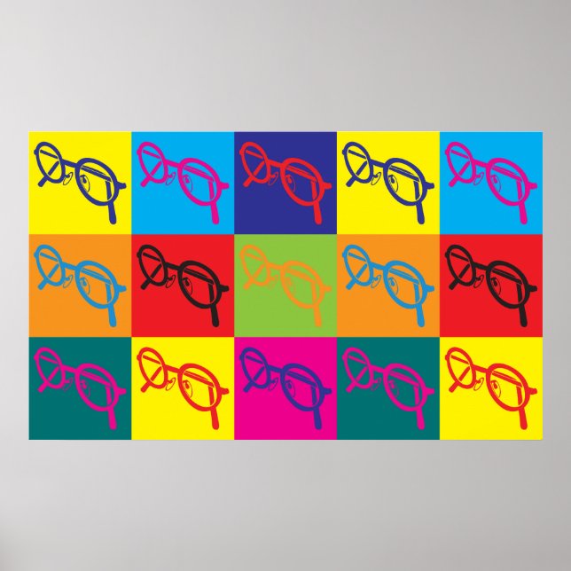 Optics Pop Art Poster (Front)