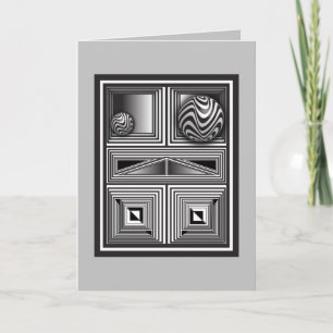 Optics thru Shapes  Card