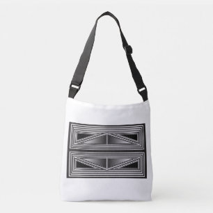 Optics thru Shapes Crossbody Bag