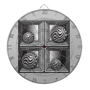 Optics thru Shapes Dartboard