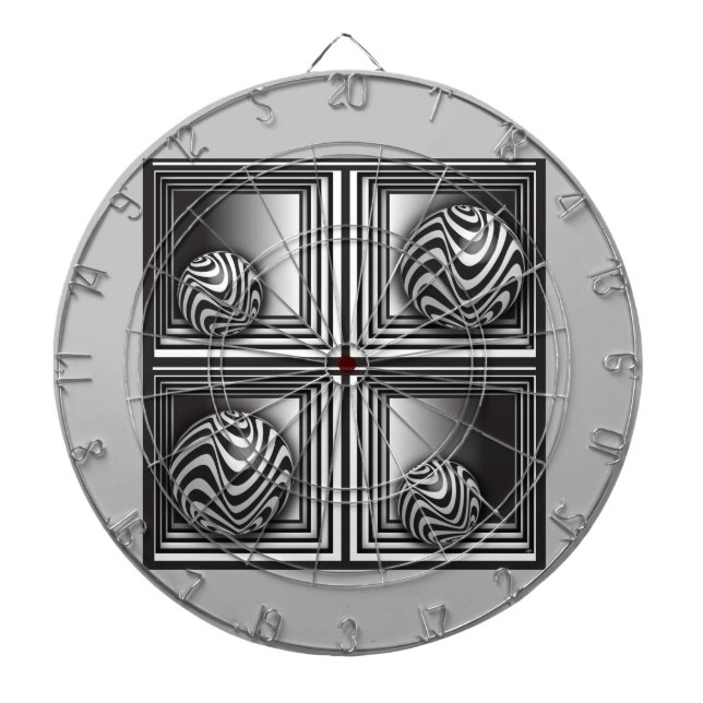 Optics thru Shapes  Dartboard (Front)