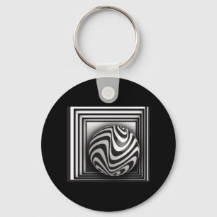 Optics thru Shapes   Keychain