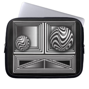 Optics thru Shapes Laptop Sleeve