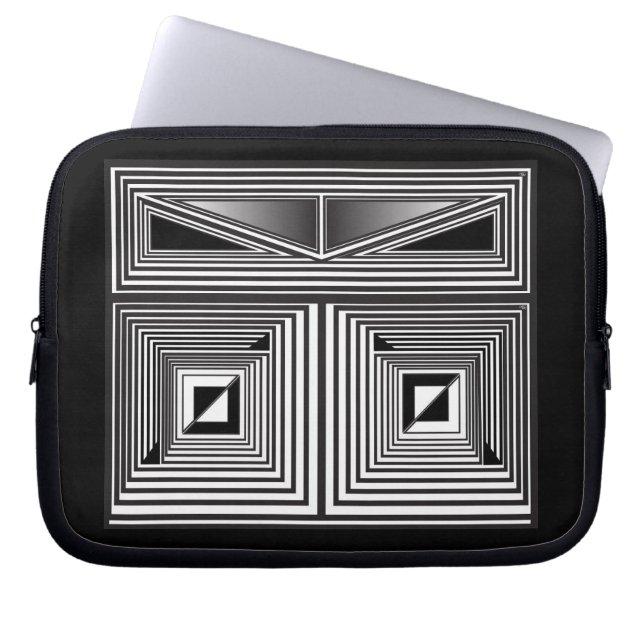 Optics thru Shapes  Laptop Sleeve (Front)