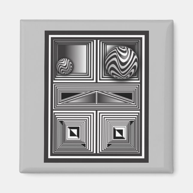 Optics thru Shapes  Magnet (Front)