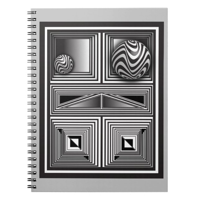 Optics thru Shapes   Notebook (Front)