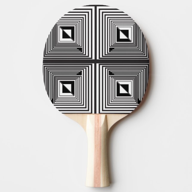 Optics thru Shapes Ping Pong Paddle (Front)