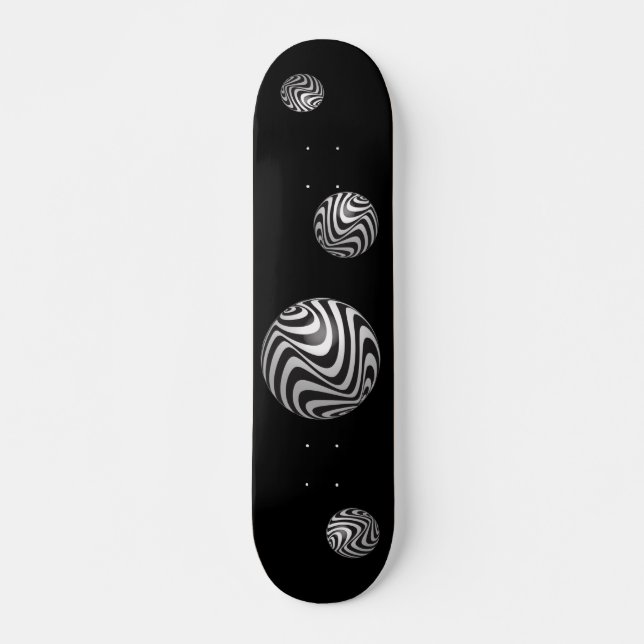 Optics thru Shapes  Skateboard (Front)