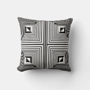 Optics thru Shapes Throw Pillow