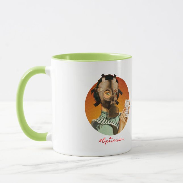 Optimism - Everything's Fine Mug (Left)