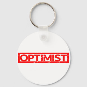 Optimist Stamp Keychain