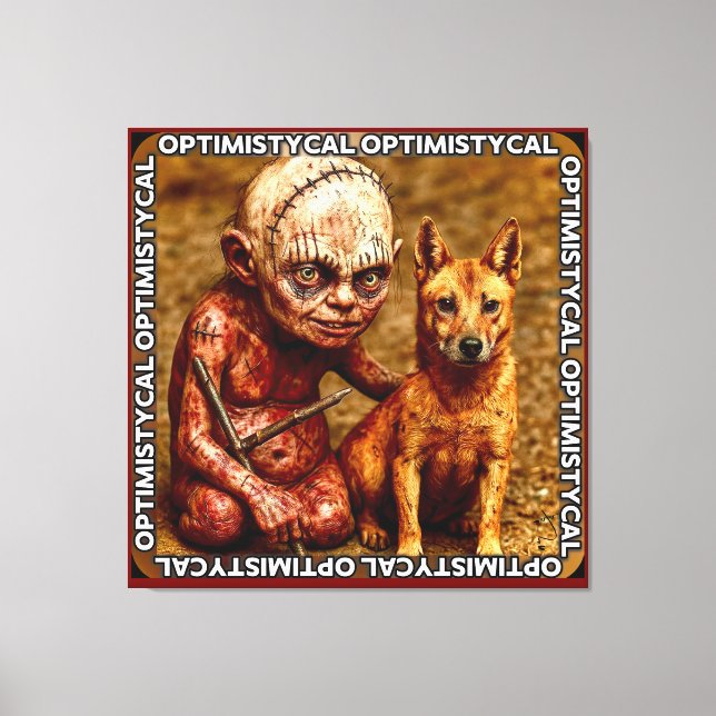 Optimistycal | LIKE YOU Collection Canvas Print (Front)