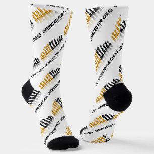 Optimized For Chess Reflective Chess Set Socks