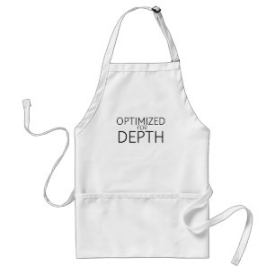 Optimized For Depth Minimalist Industrial Standard Apron