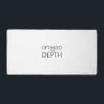 Optimized For Depth Minimalist Technical Desk Mat<br><div class="desc">Create a dedicated zone for deep work. This premium,  expansive desk mat provides a high-contrast visual anchor for your setup,  signaling that the current protocol is focused execution.</div>